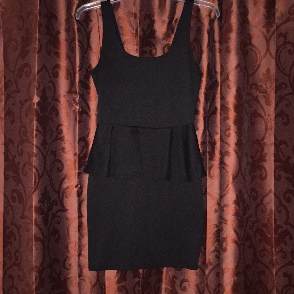 Black cocktail dress